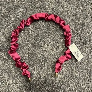 Pink Satin headband